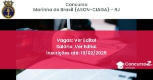 Concurso Público 1061 marinha do brasil ason ciaga rj ver edital junho 2025