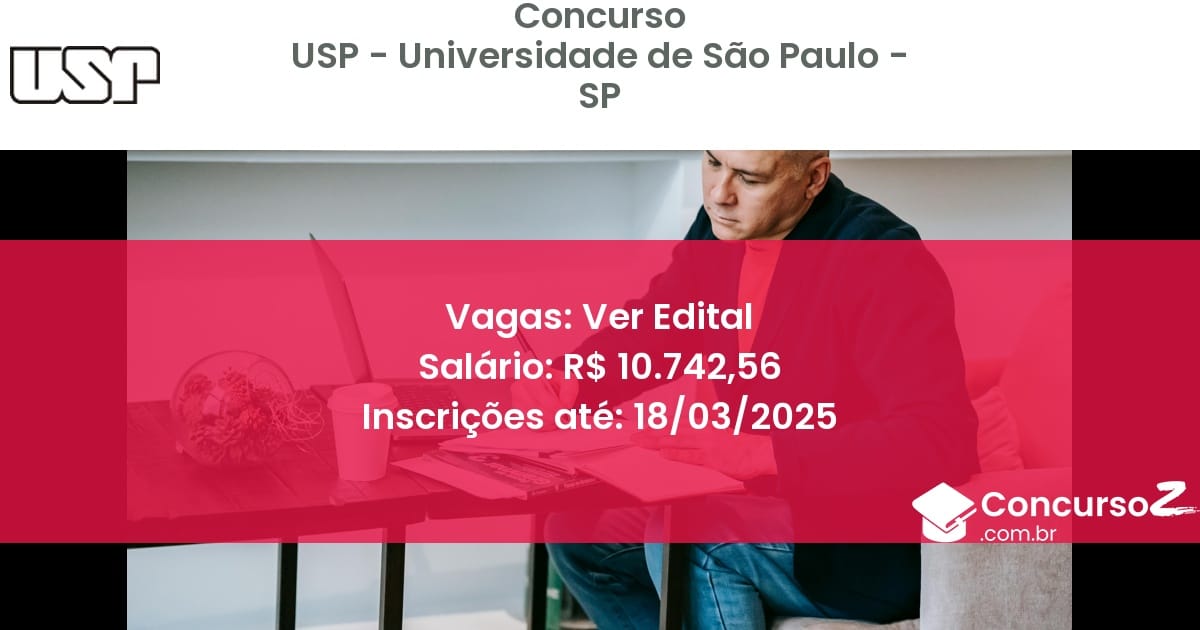 Concurso Público 1149 usp universidade de sao paulo sp ver edital setembro 2025