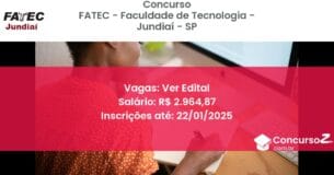 Concurso Público 37 fatec faculdade de tecnologia jundiai sp ver edital junho 2025