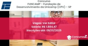 Concurso Público 40 funcamp fundacao de desenvolvimento da unicamp cpv sp ver edital junho 2025
