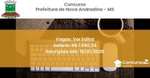 Concurso Público 501 prefeitura de nova andradina ms ver edital maio 2025