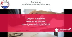 Concurso Público 611 prefeitura de buritis mg ver edital junho 2025