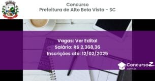 Concurso Público 707 prefeitura de alto bela vista sc ver edital julho 2025