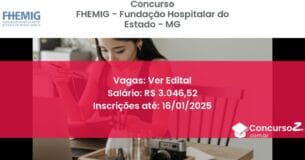 Concurso Público 97 fhemig fundacao hospitalar do estado mg ver edital junho 2025