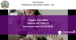 Concurso Público 976 prefeitura de grao para sc ver edital junho 2025