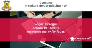 Concurso Público 1454-prefeitura-de-carapicuiba-sp-13-vagas atualizado em March de 2025