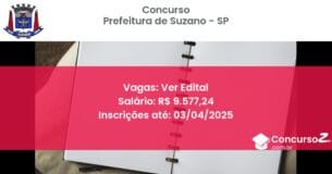 Concurso Público 1466-prefeitura-de-suzano-sp-ver-edital atualizado em March de 2025