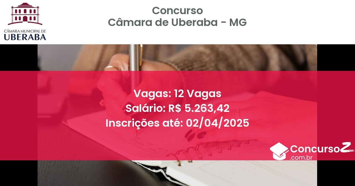 Concurso Público 1479-camara-de-uberaba-mg-12-vagas atualizado em March de 2025