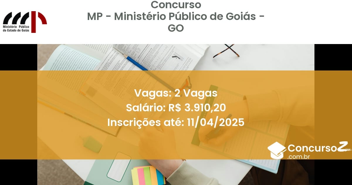 Concurso Público 1618-mp-ministerio-publico-de-goias-go-2-vagas atualizado em March de 2025