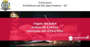 Concurso Público 1712-prefeitura-de-rio-das-pedras-sp-ver-edital atualizado em March de 2025