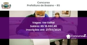 Concurso Público 1752-prefeitura-de-bozano-rs-ver-edital atualizado em March de 2025