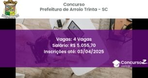 Concurso Público 1786-prefeitura-de-arroio-trinta-sc-4-vagas atualizado em March de 2025