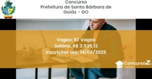 Concurso Público 1801-prefeitura-de-santa-barbara-de-goias-go-67-vagas atualizado em March de 8211