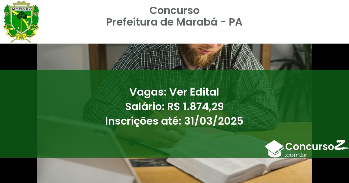 Concurso Público 1815-prefeitura-de-maraba-pa-ver-edital atualizado em March de 2025