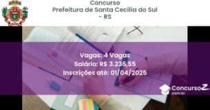 Concurso Público 1949-prefeitura-de-santa-cecilia-do-sul-rs-4-vagas atualizado em March de 2025