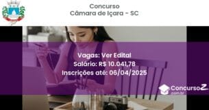 Concurso Público 1956-camara-de-icara-sc-ver-edital atualizado em March de 2025