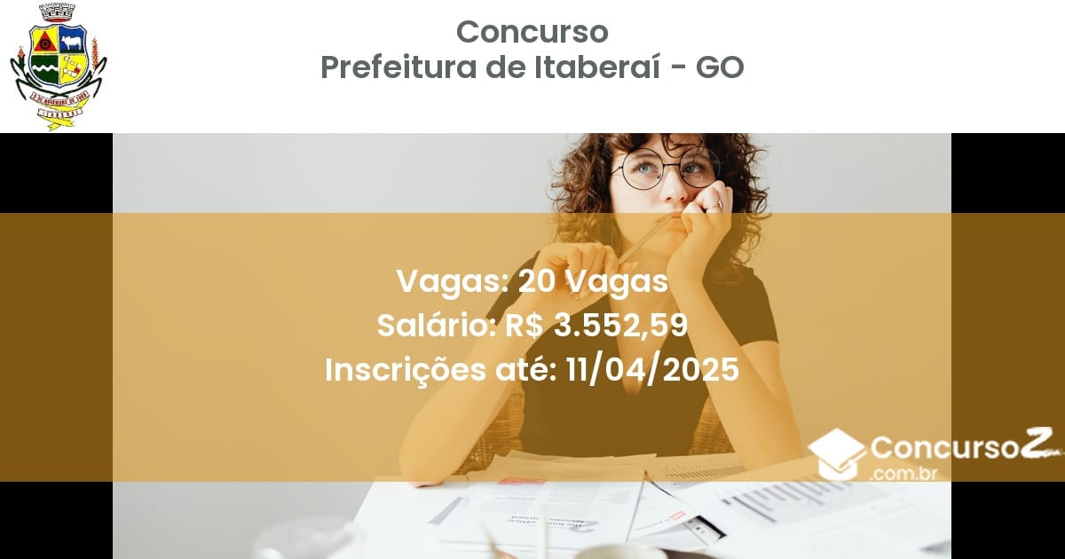 Concurso Público 1972-prefeitura-de-itaberai-go-20-vagas atualizado em March de 2025
