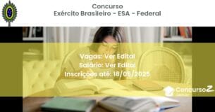 Concurso Público 2012 exercito brasileiro esa federal ver edital junho 2025
