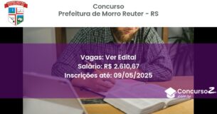 Concurso Público 2777 prefeitura de morro reuter rs ver edital maio 2025