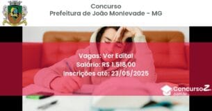 Concurso Público 3121 prefeitura de joao monlevade mg ver edital junho 2025